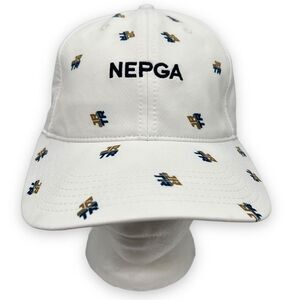 NEPGA Junior Tour Hat Cap New England PGA  White  Strapback All Over Print JR TR